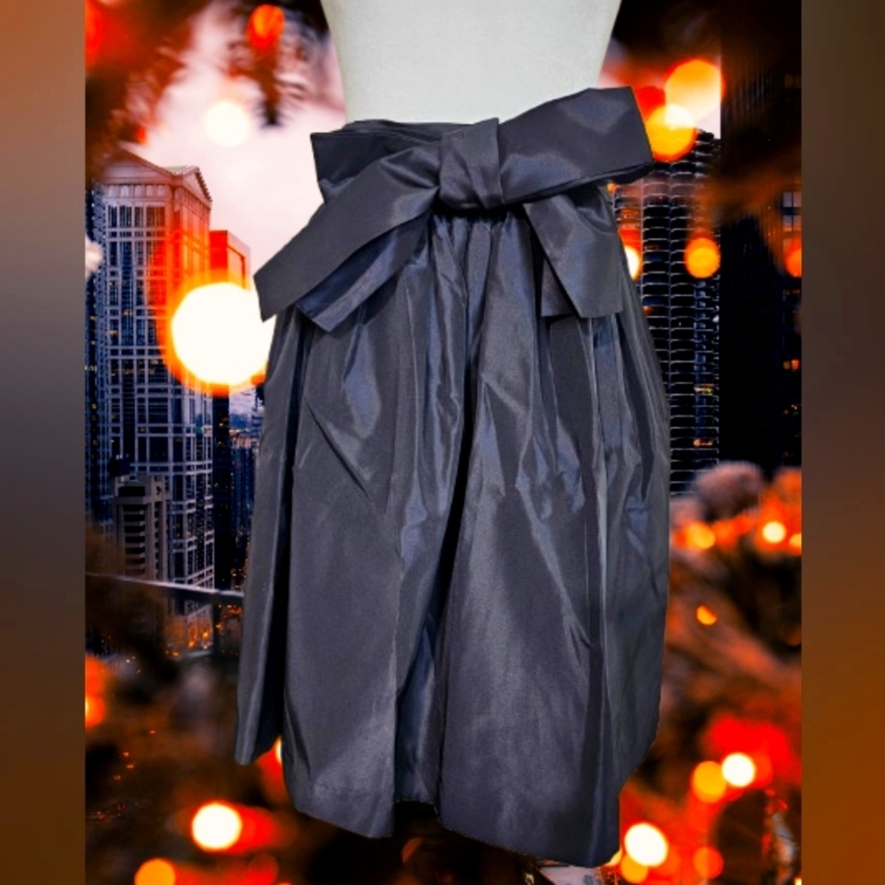 ๐ฃ Vintage 90s Chaus Black Super Cute Evening Skirt ๐ NWOTags ๐ A-line Size ๐